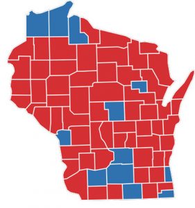 District map of Wisconsin